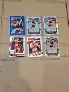 Zhang Weili 6 Card Lot Panini  Silver Prizm SP Disco Blue Optic Donruss Mint Sle - Picture 1 of 14