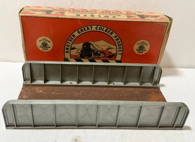 Postwar Colber 0/027 Gauge #112 Metal Plate Girder Bridge 10" w/Box - Image 1 of 4