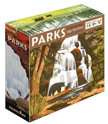 Parks 1. Edition Feuerland Kennerspiel- 1-5 Spieler ab 10 Jahre - DE - Neu + OVP