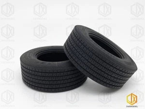 Tamiya 1/14 Scale Truck BRIGESTONE 79mm Wide Radial Low-Profile Tires (Set of 2) - Picture 1 of 4