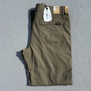 PrAna Stretch Zion II Relaxed Straight Hose Herren 32 x 30 Schiefergrün - Bild 1 von 10
