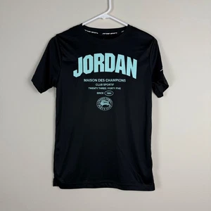 Jordan Sport T-Shirt Athletic Club Sportif Tee Black Youth Size L 12-13 NWOT - Picture 1 of 6
