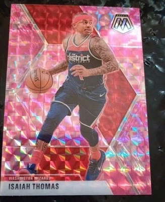 2019-20 Panini Mosaic - Isaiah Thomas Washington Wizards #152 Pink Camo Prizm - Image 1 of 2