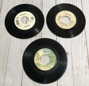 Vintage WB 45s Vinyl Records Lot Randy Travis Rod Stewart James Pennington - Picture 1 of 5