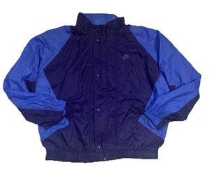 VINTAGE Nike Jacke Herren XL blau Windbreaker 80er 90er Diamond Track leicht - Bild 1 von 7