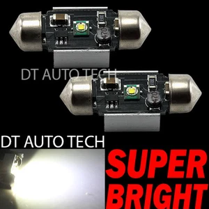 2X 5 Watts 6000K LED White SMD Map/Dome Interior Lights Bulbs 31MM Festoon - Picture 1 of 2