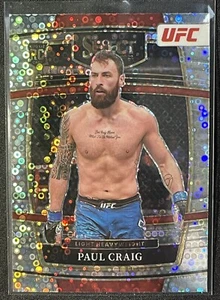 2022 Panini Select UFC Disco Prizm #99 Paul Craig Light Heavyweight RC Rookie - Picture 1 of 2