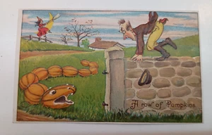 Antique Halloween Post Card Julius Bien - Picture 1 of 3