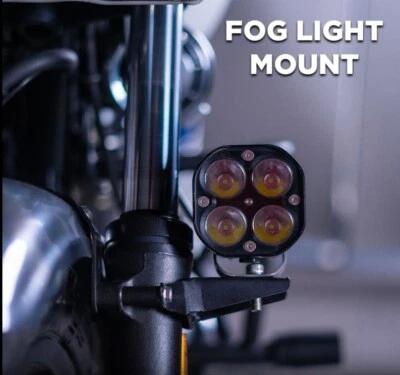 "MONTAJE LUZ ANTINIEBLA, NEGRO" APTO PARA HONDA CB 350 Foto 1 de 4