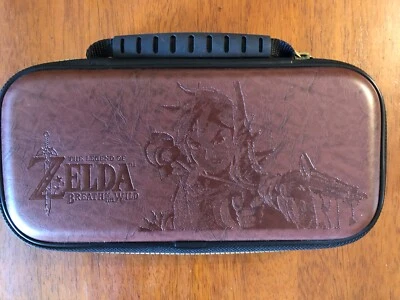 Legend Zelda Breath of the Wild Nintendo Switch Travel zipper case, faux leather - Image 1 of 4