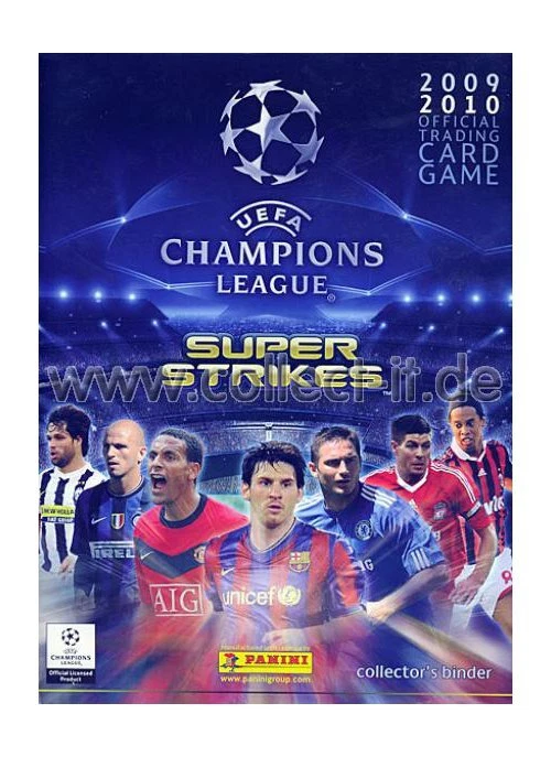 Panini Super Strikes - UEFA CL 2009/10 - 1 Sammelmappe - Bild 1 von 1
