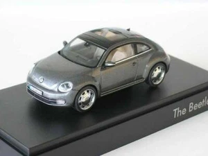 Volkswagen VW Beetle Model Car 1:43 Schuco Gray Metallic New 5C1099300 D7X - Picture 1 of 1