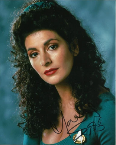 MARINA SIRTIS SIGNED STAR TREK PHOTO UACC REG 242 (2) Cover