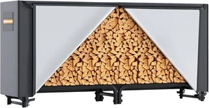 1Pc 8ft Firewood Log Rack Cover for Waterproof Wood Storage Holder Outdoor 420D - Picture 1 of 9