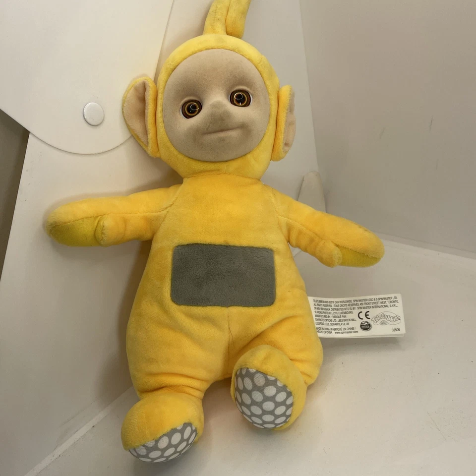 Фигурка желтой плюшевой куклы Teletubbies 11 дюймов Jumping Laa Laa  - Изображение 1 из 4