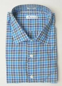 Peter Millar - Check Sport Shirt - Spread Collar - NWT - Picture 1 of 1