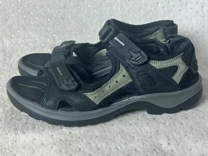 Ecco Womens Yucatan Outdoor Hiking Water Comfort Sandals shoes Size 8/8.5 Black - Picture 1 of 10