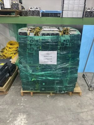 96 Bitmain Antminer S9 (13.5Th) Miners BTC BCH Mixed Lot Of 96 Units W/240v PSU - Image 1 of 3