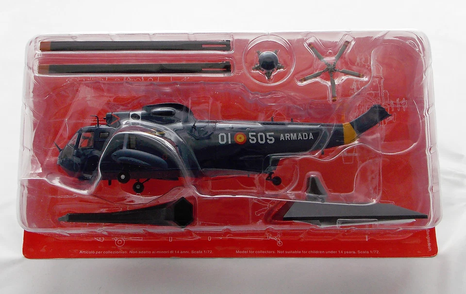 HELICOPTERE DE COMBAT Agusta SH-3D Sea King AS-61 Helicopter NEUF Echelle 1/72e - Photo 1/1