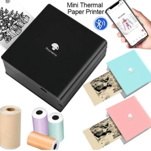 Phomemo M02 Mini Pocket Printer Bluetooth Thermal Printer Sticker Printer Gift - Picture 1 of 48