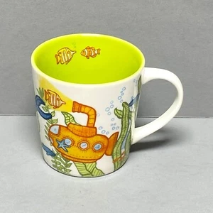 Starbucks Submarine Under The Sea 2010 Mug Cup New Bone China Whale Turtle - Picture 1 of 13