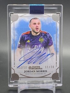 2022 Topps Renaissance Auto #EA-MO5 JORDAN MORRIS Seattle Sounders FC #/20