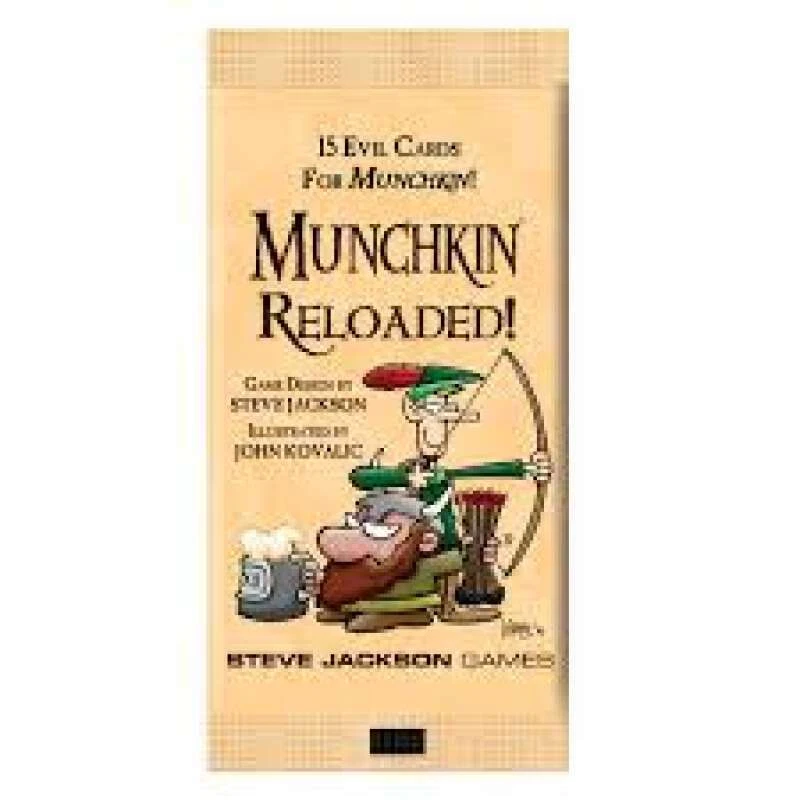 Pacote de reforço Munchkin recarregado novo lacrado - Imagem 1 de 1