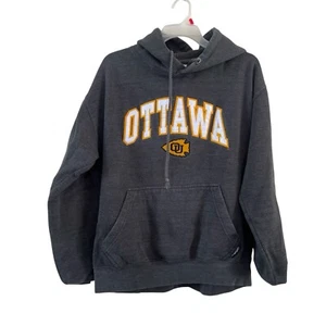 Sudadera con capucha gris G1 Sport Ottawa University talla extra grande - Imagen 1 de 9