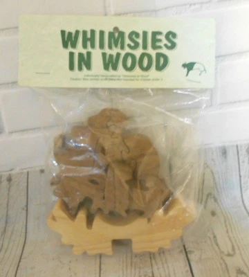 Whimsies in Wood Handcrafted Wooden Puzzle Pieces - Image 1 of 3