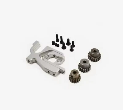 WLtoys 1/14 1/12 144010 124016 124017 2845 montaje de motor ajustable con engranaje 15T 17T 19T Si Foto 1 de 4