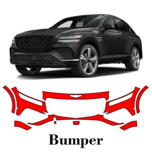 Front bumper PreCut PPF Paint Protection Film For Genesis GV80 Coupe 2025 - Picture 1 of 6