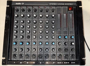 Peavey Mark 2 MR-7 Stereo Mixing System 7-Channel Analog Powered Mixer RARE 70s - Picture 1 of 7