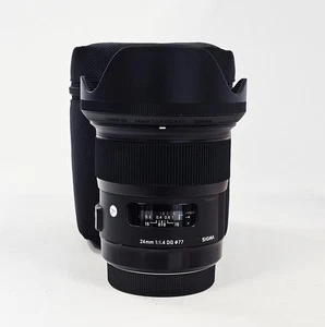 #Sigma 24mm f/1.4 Wide Angle Camera Lens for Canon-S/N 51240511 (MINT) NO BOX - Picture 1 of 4
