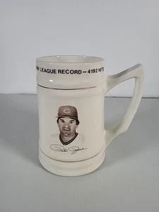 Taza de cerámica PETE ROSE All-Time Major League Baseball Hit Record 4.192 6" - Imagen 1 de 13