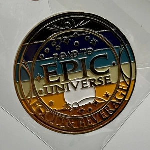 Moneda Medallón Gran Día Inaugural Edición Limitada Exclusiva Epic Universe Comida - Imagen 1 de 10