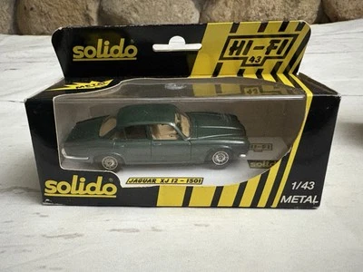 COCHE DE JUGUETE VINTAGE SOLIDO HI-FI 43 JAGUAR XJ 12 #1501 ESCALA 1:43 NUEVO EN CAJA  Foto 1 de 4