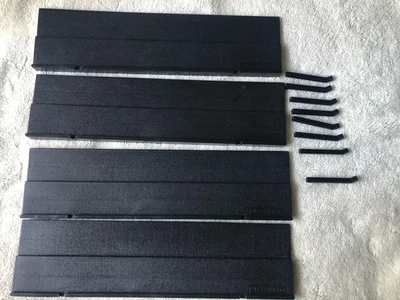 Rummikub Black Replacement Tile Racks with Legs & 54 Tiles Pressman Gams - Image 1 of 4