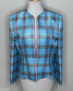 Hope Stockholm Schweden Seide gewebt Blazer Jacke Damen 10 atemberaubend - Bild 1 von 9