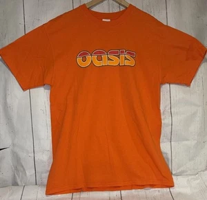 Camiseta Oasis True 2000 de colección Standing On The Shoulders Of Giants Orange Tour XL. - Imagen 1 de 7