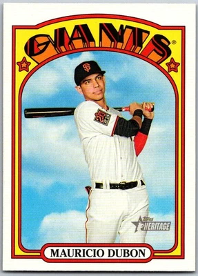 2021 Topps Heritage #343 Mauricio Dubon - Image 1 of 2