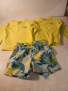 Just One You by Carters - 2 Langarm-UDF-Shirts & 1 Badehose Größe 9 Monate - Bild 1 von 12