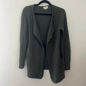 NOT SHY Sweater 100% Cashmere Size small Duster Open Cardigan Made In France - Picture 1 of 10