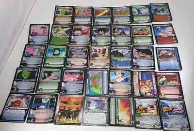 Gran Lote de (34) DBZ Dragon Ball Z CCG Todas las Cartas Son Raras de Lámina Foto 1 de 4