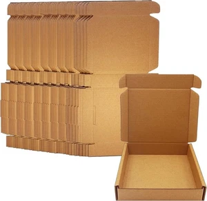 Lot of 50 Brown Corrugated Shipping Mailer Packing Box 5"x4"x1" (12.5x10x2.5 cm) - Picture 1 of 1