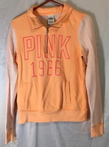 Victoria Secret Rosa Mujer Quater Sudadera Naranja Pequeña P Informal Y2k Retro - Imagen 1 de 9