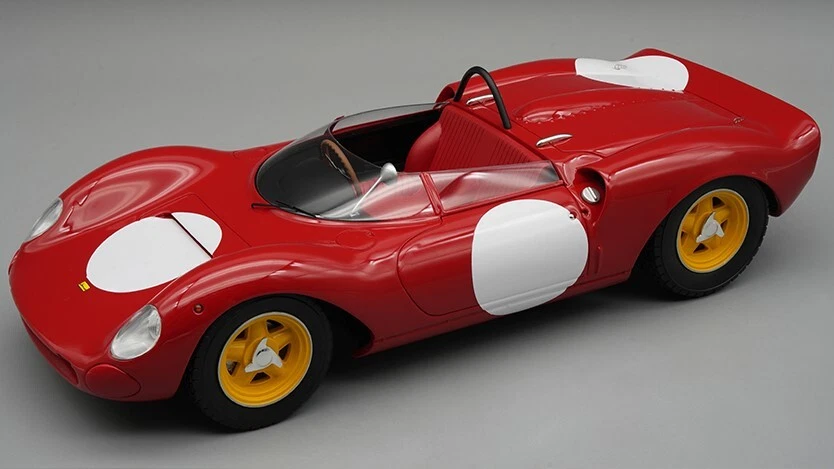 1:18 Scale Model Car Tecnomodel FERRARI 206 DINO SP SEFAC 1965 PRESS VE... - Image 1 of 1