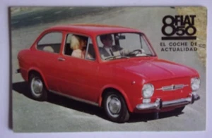 FIAT 850 SALOON orig 1965 Small Format Sales Brochure - Spanish Espana Spain - Picture 1 of 4