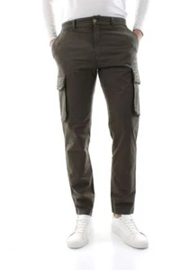 🔵LYLE & SCOTT PANTALONI CARGO VERDE MILITARE TR008IT NEW SS23 - Imagen 1 de 6