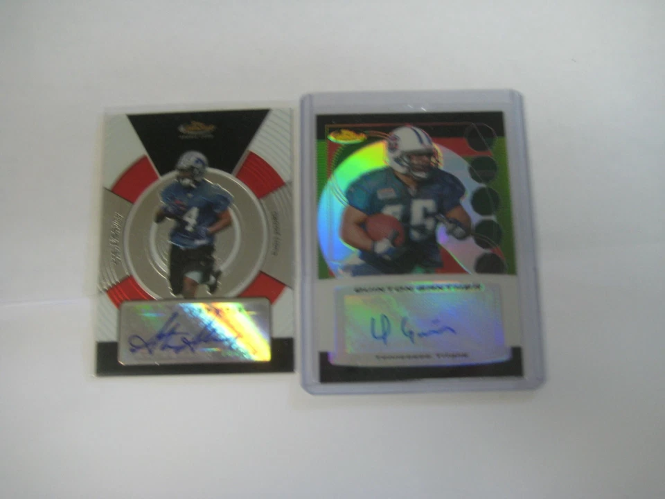 2005 Topps Finest Rookie  Autograph 2 Items Steve Savoy, Quinton Ganther - Image 1 of 1