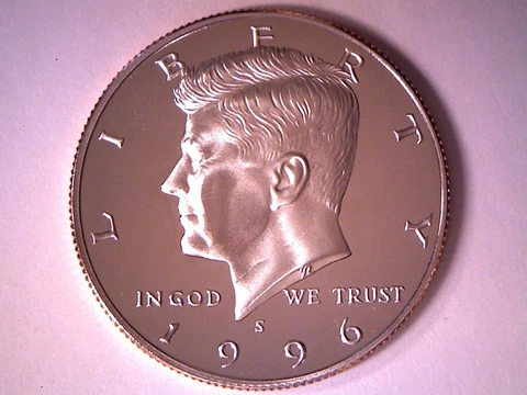 1996 S PROOF KENNEDY HALF DOLLAR *FREE SHIPPING* IN STOCK Cover